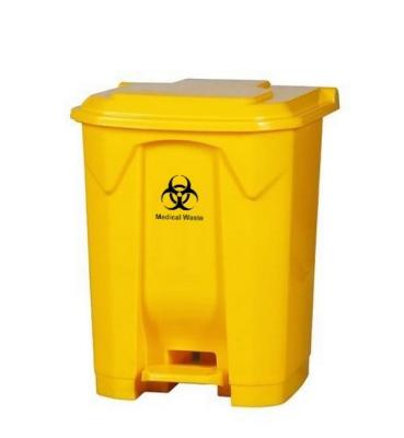 China 50Liters Medical Waste Bins with pedal for sale