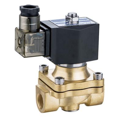 China GU Series 2 General Brass Way 2 Positions Normally Closed Diaphragm Solenoid Valve for sale