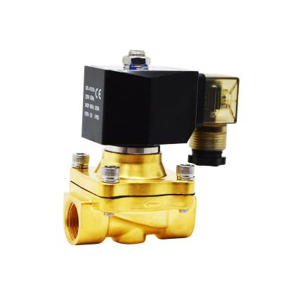 China Factory Pneulead GU Series 2/2 AC 220V Solenoid Diaphragm Valve Water Oil Valve Normally Closed for sale