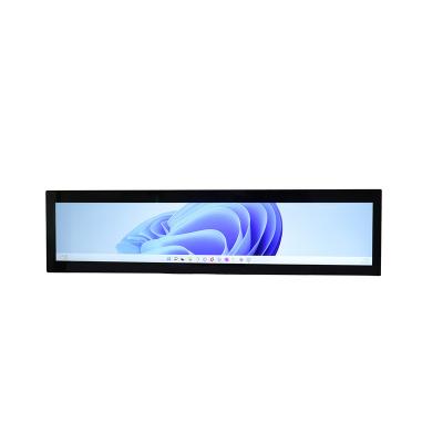 China Indoor 19.2inch Stretched Lcd Bar Advertising Display For Bus / Digital Menu for sale