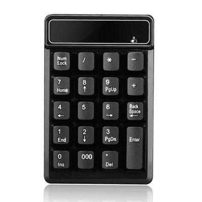 China 19 Key Password Input 2.4G Mechanical Wireless Keypad Suspended Portable Handle Bank Accounting Mechanical Keyboard for sale