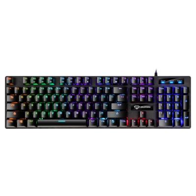 China Environmental Friendly Laptop RGB Waterproof Mechanical Gaming Keyboard With Multimedia Function Keys for sale