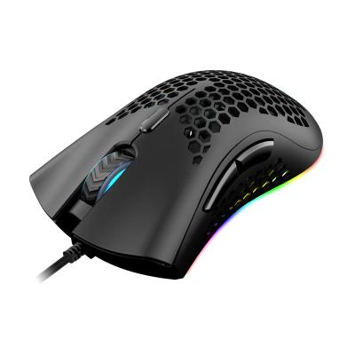 China New gaming gamer single cable mouse with optical trackball gaming mouse for sale