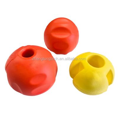 China Cushion Injection Eva Foam Molding Dog Ball With Rope for sale