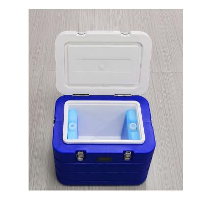 China Insulated Promotional Cooler Plastic Medical Storage Insulated Box Device Transportation Cooler Box for sale