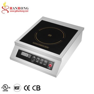 China Hotel Hot Sale 3500W 220V Counter Top Professional Single Electric Induction Cooker for sale