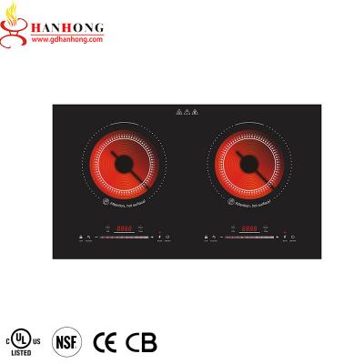 China Hotel Sale Cooking Stove Induction Crystal Glass Circuit Board Induction Top Cooker for sale