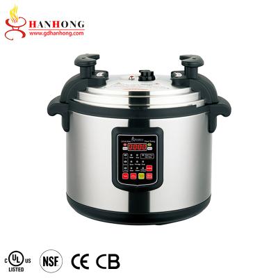 China Good Price17L 21L 25L 33L 45L 55L 65L 20-Liter Hotel Multi Electric Heavy Duty Steel Instant Pressure Cooker for sale