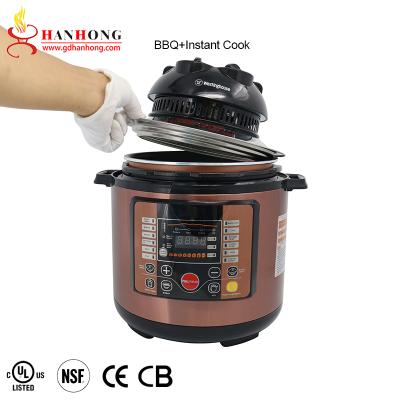 China Wifi Hot Air Control Smart Hotel Air Fryer Household Electric Pressure Cooker for sale