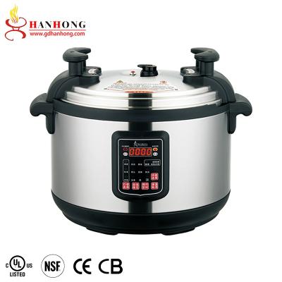 China Hanhong viable 17L 21L 25L 33L 45L 55L 65 L large capacity pressure commercial rice cooker for sale