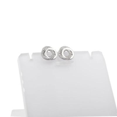 China 925 Sterling Silver OEM Jewelry Factory Heart Ethnic Silver Earrings 2021 Long Stud Earrings for sale