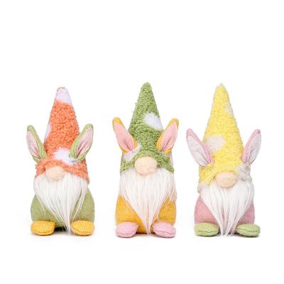 China Handmade Home Decor Easter Gnome Plush Dollhouse Decor For Gift for sale