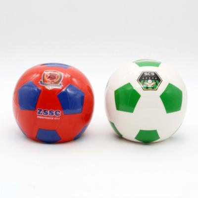 China Eco - Friendly Ceramic Custom Toy Kids Baby Football Safe Money Bank for sale