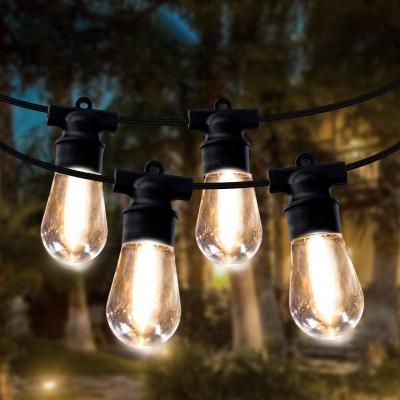 China 48ft Decoration 48ft E26 S14 Edison Bulb Waterproof Connectable Led Outdoor String Light for sale