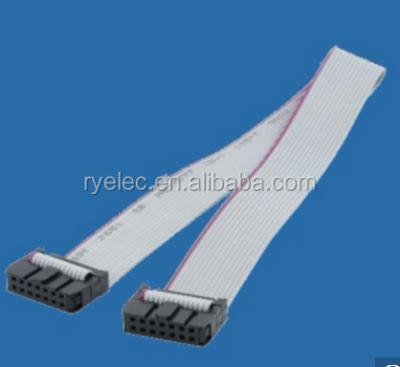 China 14pin IDC Electronic Flat Cable 1.27mm Ribbon Cable For LCD Display Lvds Cable for sale