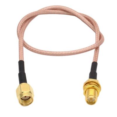 China RF Device SMA Male To Female RP SMA RF Antenna Coaxial Cable Assembly Jumper Pigtail Cable RF RG316 for sale