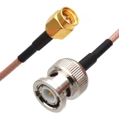 China RF Device RF Coaxial Cable BNC Revolution SMA Male RG316 RF Connection Antenna Extension Cable for sale