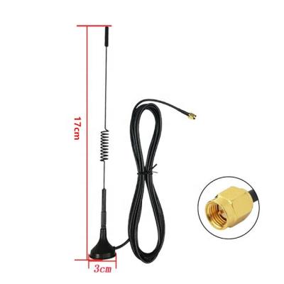 China 3dbi 1090mhz indoor/outdoor ad-b sucker helical antenna with RG174 cable and 3m MCX male connector for sale