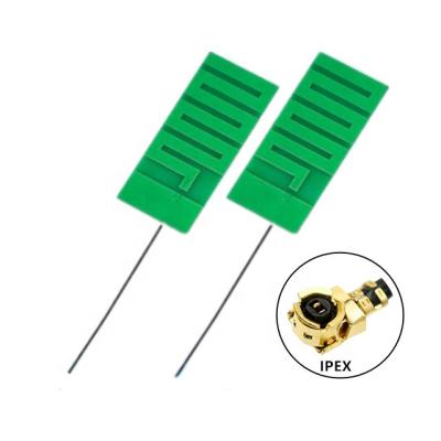 China WiFi Module Flat RF Equipment 2.4G 6dbi Antenna Patch PCB Internal High Gain Antenna with 1.13mm Cable for sale