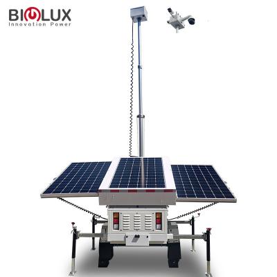 China Long Running Time Mobile Security Cameras Solar Powered Cameras With Loudspeakers And Strobe Lights For Communication BL3P-G7MHS for sale