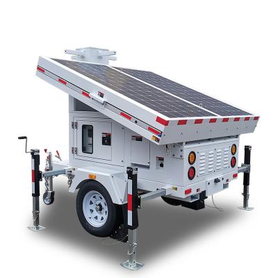 China Mobile solar power station with solar generator trailer HP4604G for sale