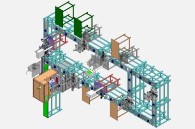 Chine Ligne de production automatisée personnalisée pour les essais de pièces d'assemblage mécanique à vendre