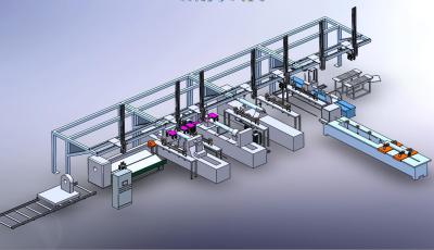 中国 Large-scale Automatic Roller Production Line  For Manufacturing Industry 販売のため