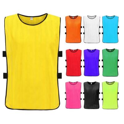 China Shirts & High Quality Vest Team Uniform Soccer Bibs Tops In-stock Sports Bibs Soccer Jersey For Men for sale