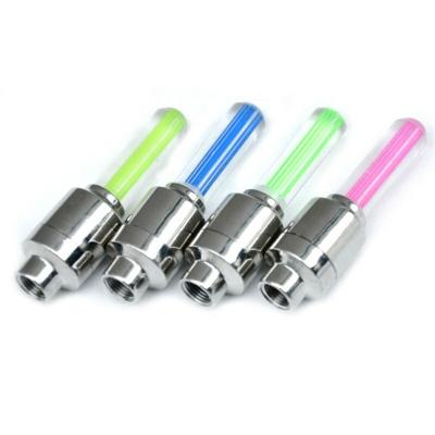 China Perfect HOT Bike Tire Valve Cap Stem Valve Light Cycling Accessories 2Pcs LED Bicycle Neon Lamp Wheel Tire Tire Recycling Lamp for sale