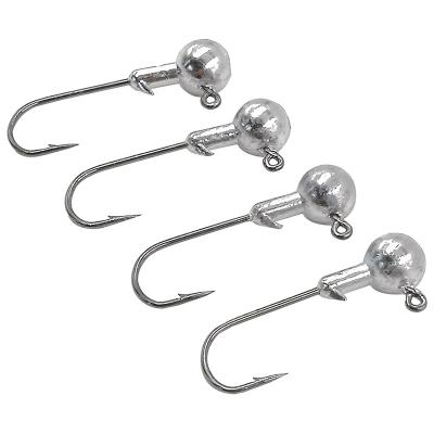 China Easy Crank Jig Head Hook Lead Jig Fishing Lure Hard Baits Soft Worm Fishing Tackle Accessories for sale