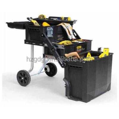 China GD5070 Stanley Style Durable Large Stackable Plastic Multi Function Tool Box Tool Trolley for sale