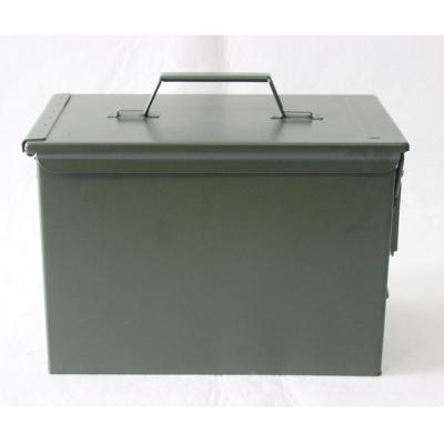 China Durable Full Metal Case Metal Ammo Can Military Army Ammo Box for sale