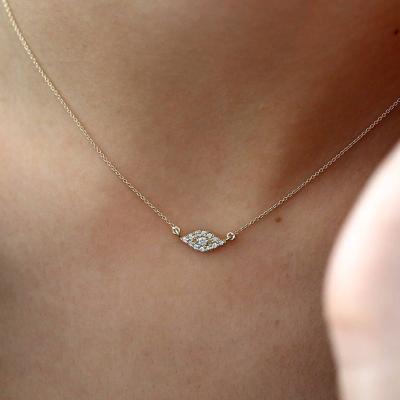 China MEENOY 925 TRENDY Silver Chain Vintage Blue Crystal Necklace Pendant Clavicle Chain Statement Women Jewelry for sale