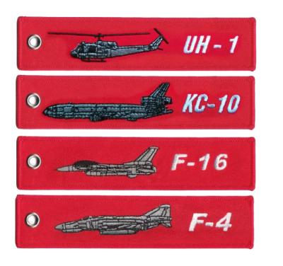 China Durable Embroidery F-16 F-4 F-14 F-15 Main Chain for sale