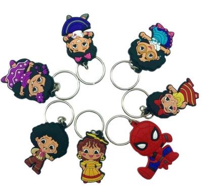 China Souvenirs Promotion Gift Custom PVC Key Chain 3d PVC Key Chain Soft Rubber Key Chain for sale