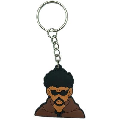 China Custom Logo Pvc Keychain /soft PVC Key Ring /PVC Rubber Key Tag for sale