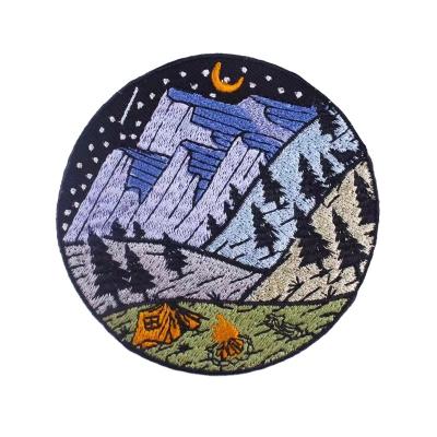 China Hot Sale Embroidered Embroidered Patches Iron On Sew On Patch Badge Appliques For Clothes Hats Backpack Jacket Jeans Dress Diy Accessories for sale