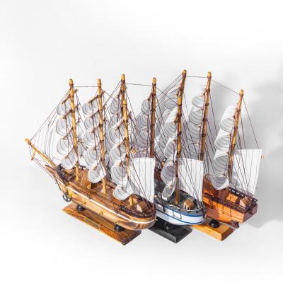 China China six kinds of wooden imitation sailboat models - indirect order for sale