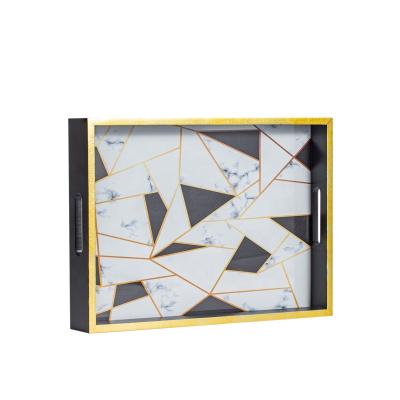 China Modern two-piece tray from Europe with irregular pattern - indirect order for sale