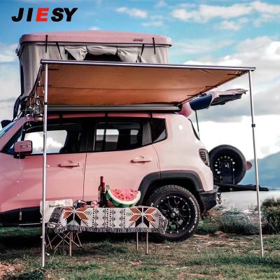 China Large space can fit many car people factory camping tent retractable four-wheeled tent direct outdoor 4x4 4wd heavy duty side tent for sale