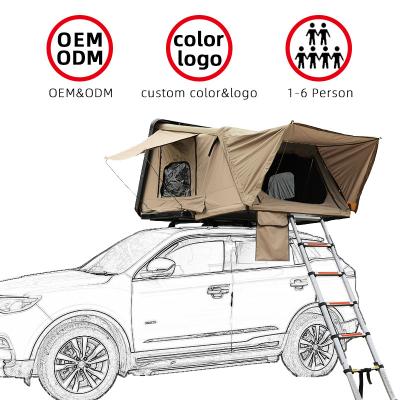 China Wholesale New 2023 Roof Top Tent Motorhome Tent Roof Tent Factory Large Volume Camping Can Sleep 1-3 People for sale