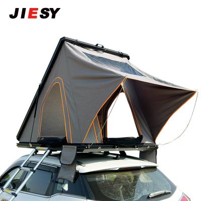 China Aluminum alloy is the most durable China automobile aluminum alloy roof triangular tent manufacturer automatic aluminum hard shell sleepers 2 person for sale