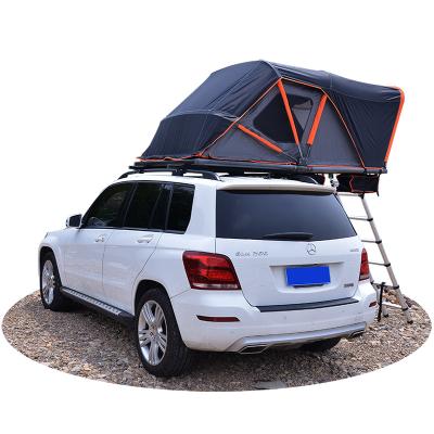 China Folding roof tent design new for 2023 automatic ultra-thin side opening roof aluminum soft top folding tent for sale