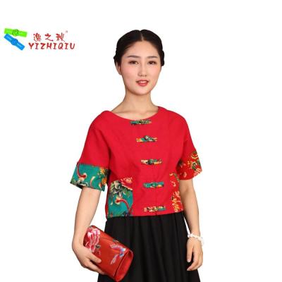 China New designs Chinese Traditional Blouses For Women for sale