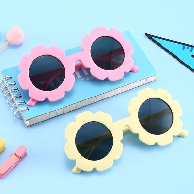 China Factory wholesale new fashion sunglasses children's sunglasses silicone polarized lenses children's sunglasses flower sunglasses for sale