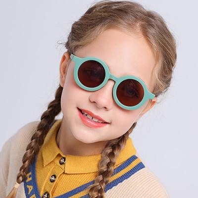 China Factory wholesale new fashion sunglasses children's sunglasses silicone polarized children's sunglasses glass round sunglasses for sale