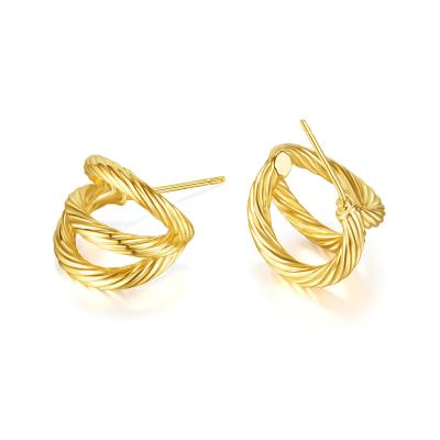 China Trendy simple new fashion simple fashion accessories earring multilayer geometric copper women's earring for sale