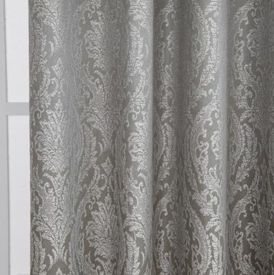 China Hot Selling Durable Jacquard Shade Modern Polyester Grommet Soft Curtain For Bedroom Window for sale