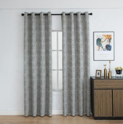 China High Durable New Product Polyester Blackout Jacquard Modern Shading Luxury Curtain For Living Room for sale