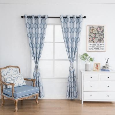 China Durable hot sale fashion style living room polyester windows jacquard european curtains for sale